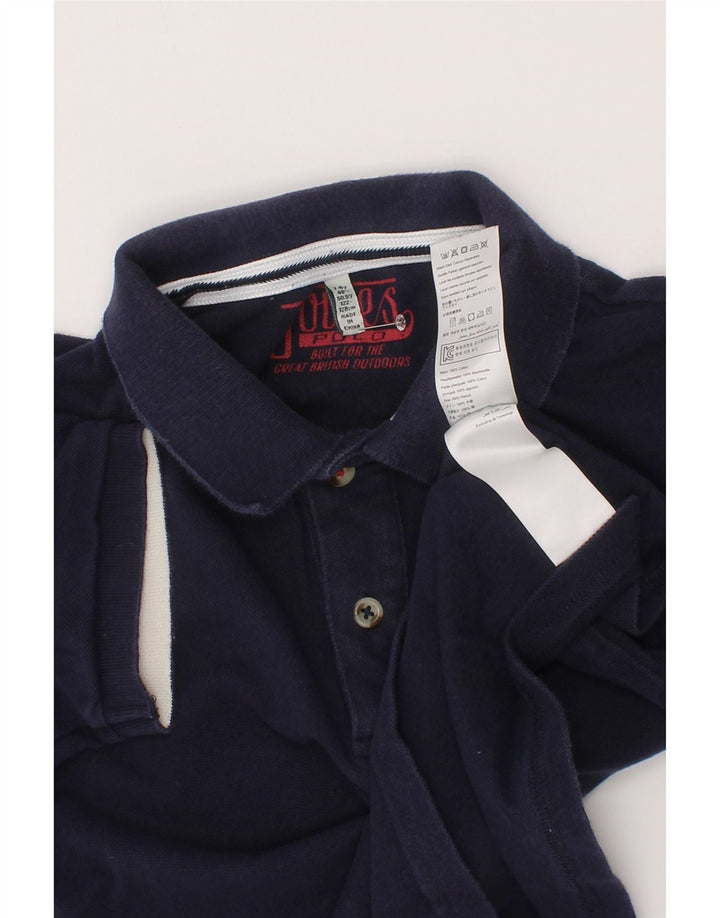 Joules Poloshirt für Jungen, 7–8 Jahre, marineblaue Baumwolle