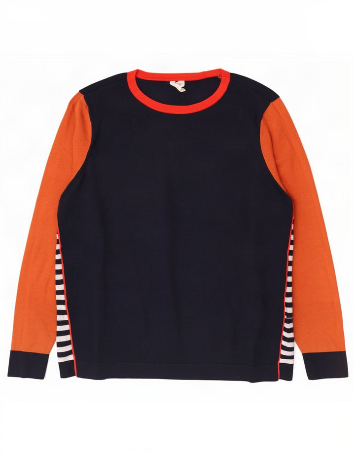 White Stuff Damen-Pullover mit U-Boot-Ausschnitt, Gr. 40, Marineblau