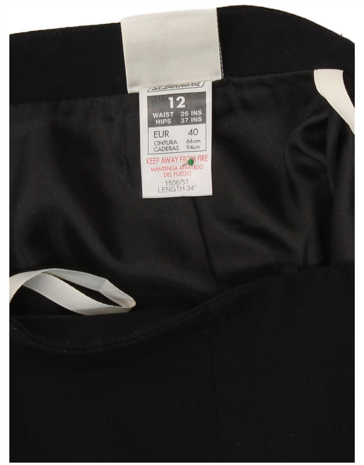 St. Bernard Damen Midirock UK 12 Medium W26 Schwarz Polyester