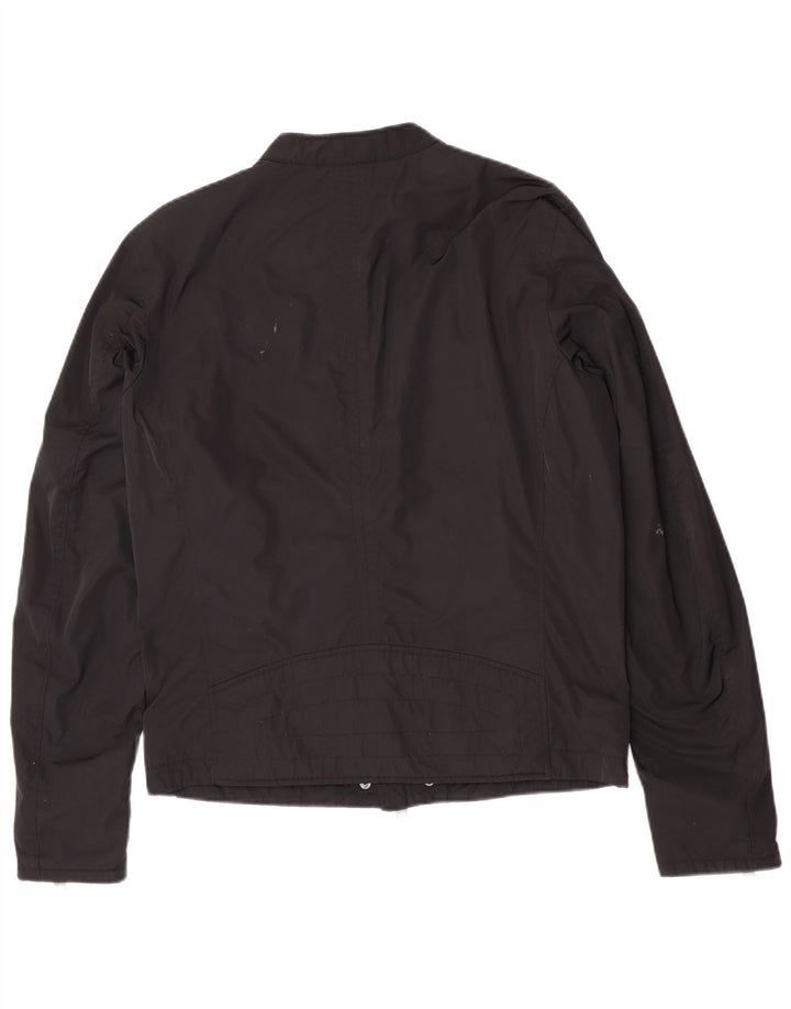 Diesel Herren Bikerjacke UK 42 XL Schwarz Polyester