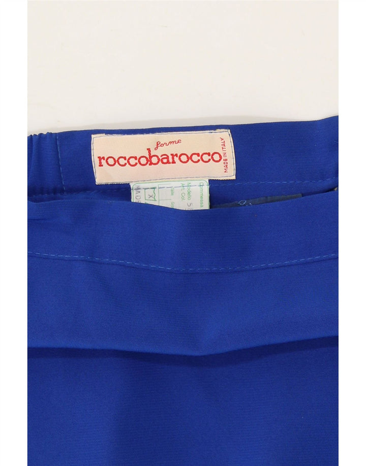 ROCCOBAROCCO Womens Pencil Skirt US 19 2XL W36 Blue Vintage Roccobarocco and Second-Hand Roccobarocco from Messina Hembry 