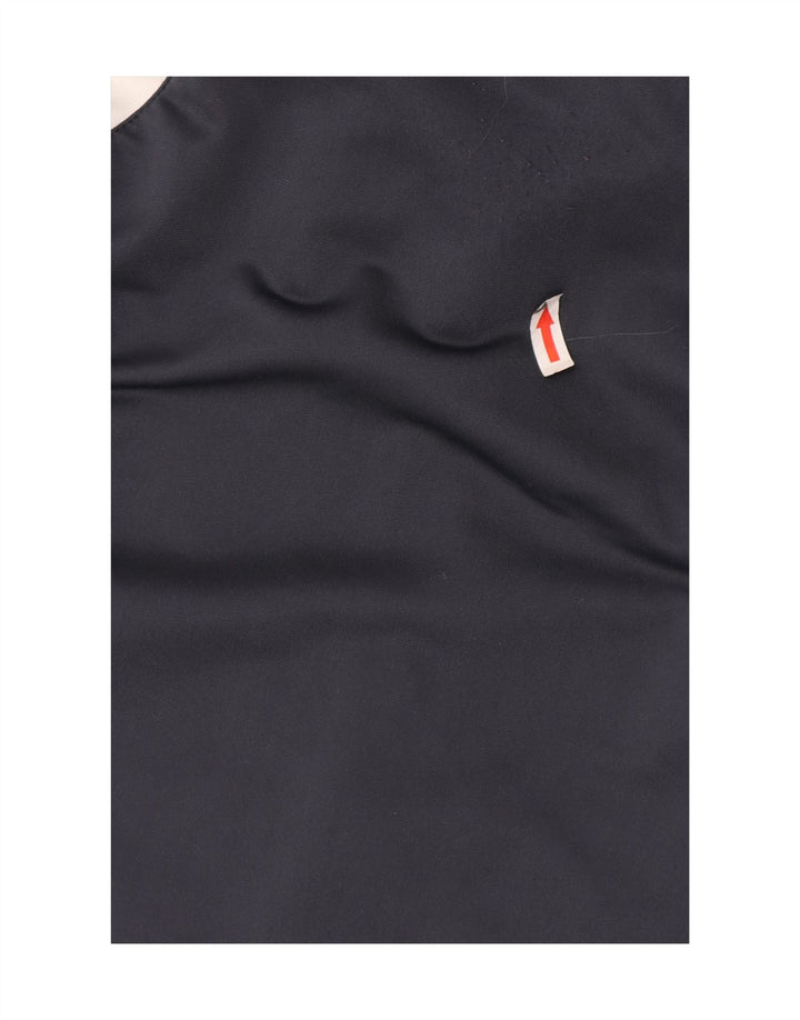 Kappa Damen-Trainingsanzugoberteil mit Grafik, UK 14, Größe L, Marineblau, Farbblock