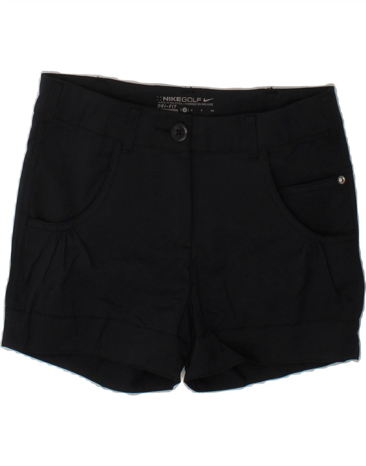 NIKE Boys Dri Fit Casual Shorts 8-9 Years Small W24  Black Polyester Vintage Nike and Second-Hand Nike from Messina Hembry 