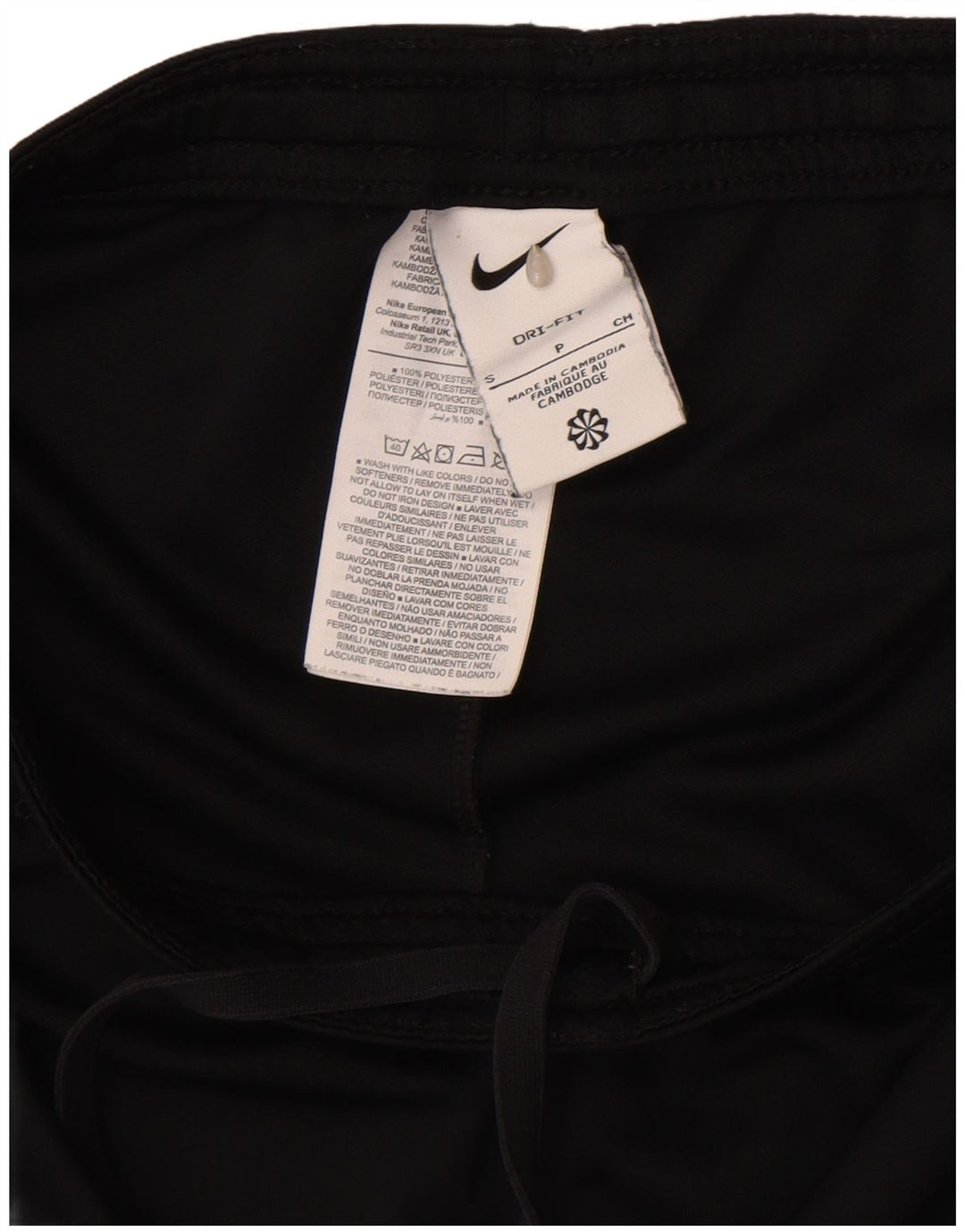 Nike Herren-Sportshorts mit normaler Passform, Größe S, Schwarz, Farbblock-Polyester