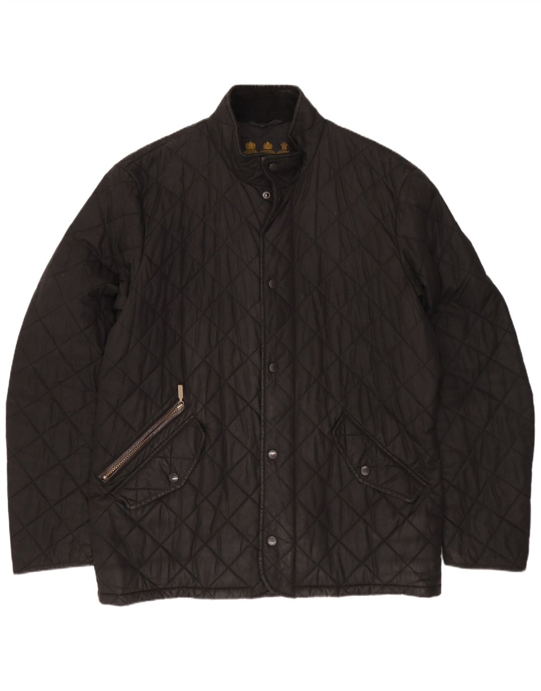 Barbour Herren Steppjacke UK 40 Large Schwarz