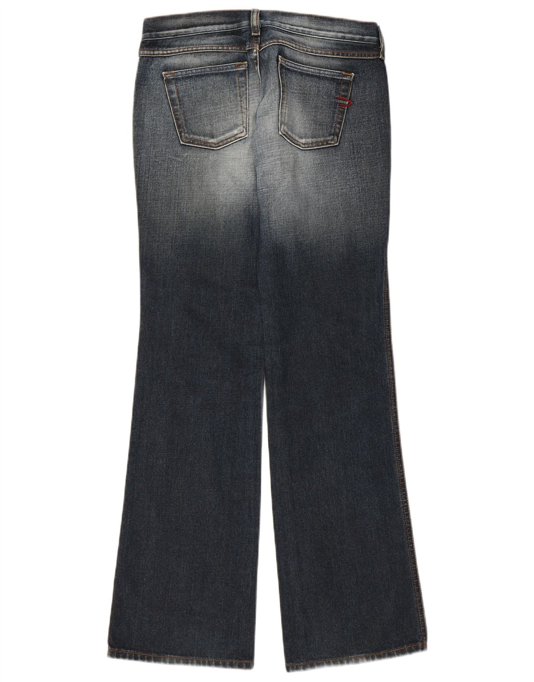 Diesel Bootcut-Jeans für Damen, W28, L31, marineblaue Baumwolle