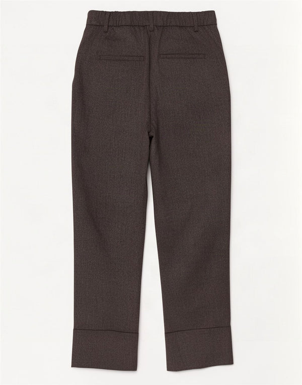 Zara Damen-Freizeithose mit hoher Taille, EU 36, XS, W26, L27, Grau, Polyester