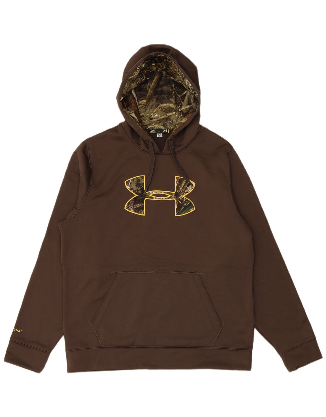 UNDER ARMOUR Herren-Kapuzenpullover mit Grafik, Größe L, Khaki