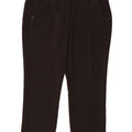 KARL LAGERFELD Damen Gerade Freizeithose W36 L28 Schwarz Polyester