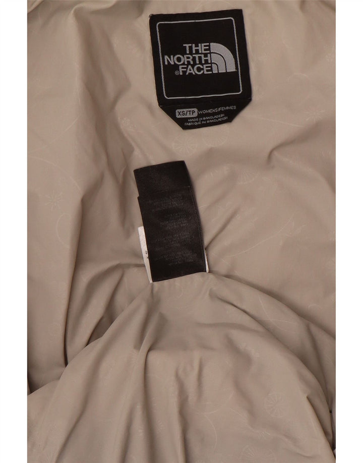 THE NORTH FACE Womens Quilted Jacket UK 6 XS Brown Polyester