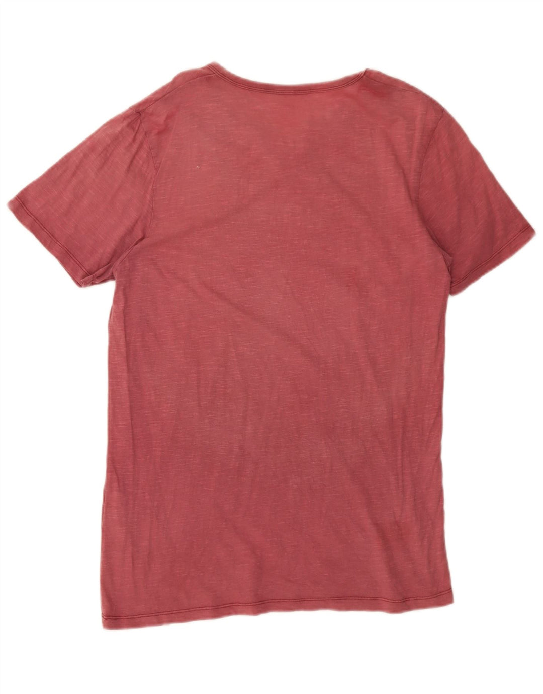 Jack & Jones Herren-T-Shirt-Oberteil, groß, rosa gefleckte Baumwolle
