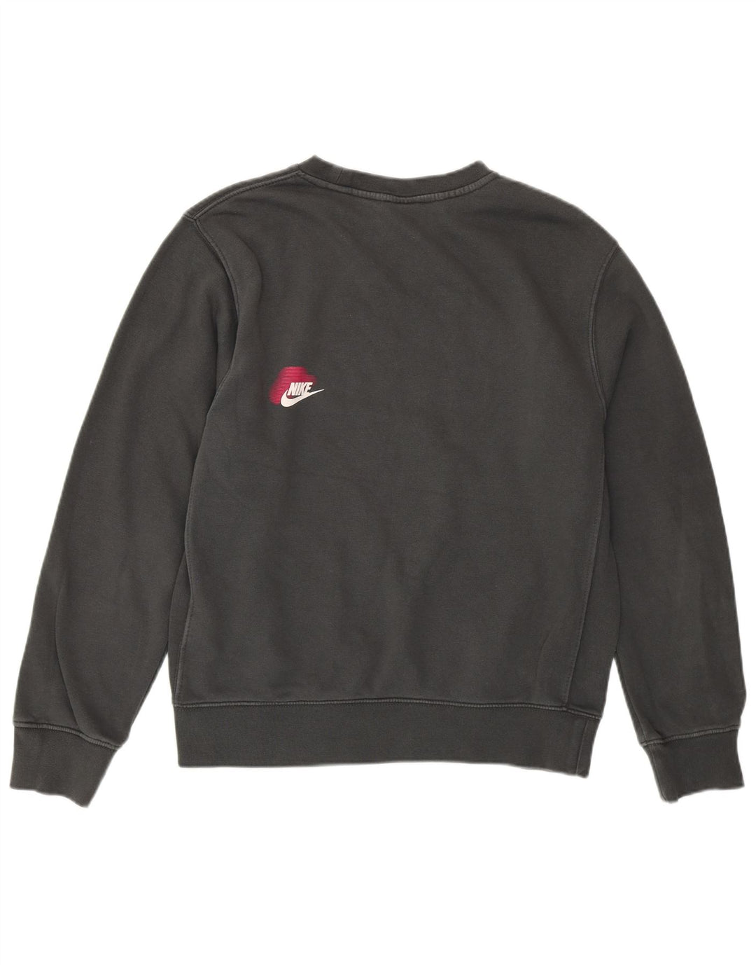 NIKE Herren-Sweatshirt mit Grafik, Größe S, Grau, Baumwolle