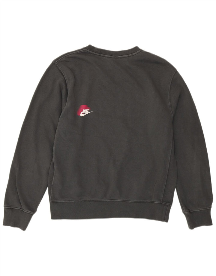 NIKE Herren-Sweatshirt mit Grafik, Größe S, Grau, Baumwolle
