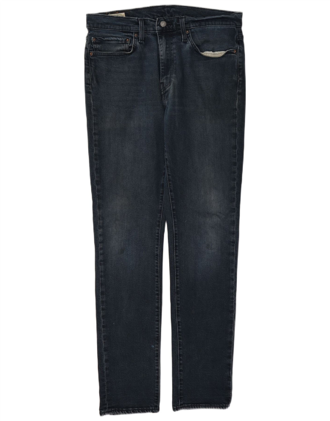 Levi's Herren Slim Jeans W34 L34 Marineblaue Baumwolle