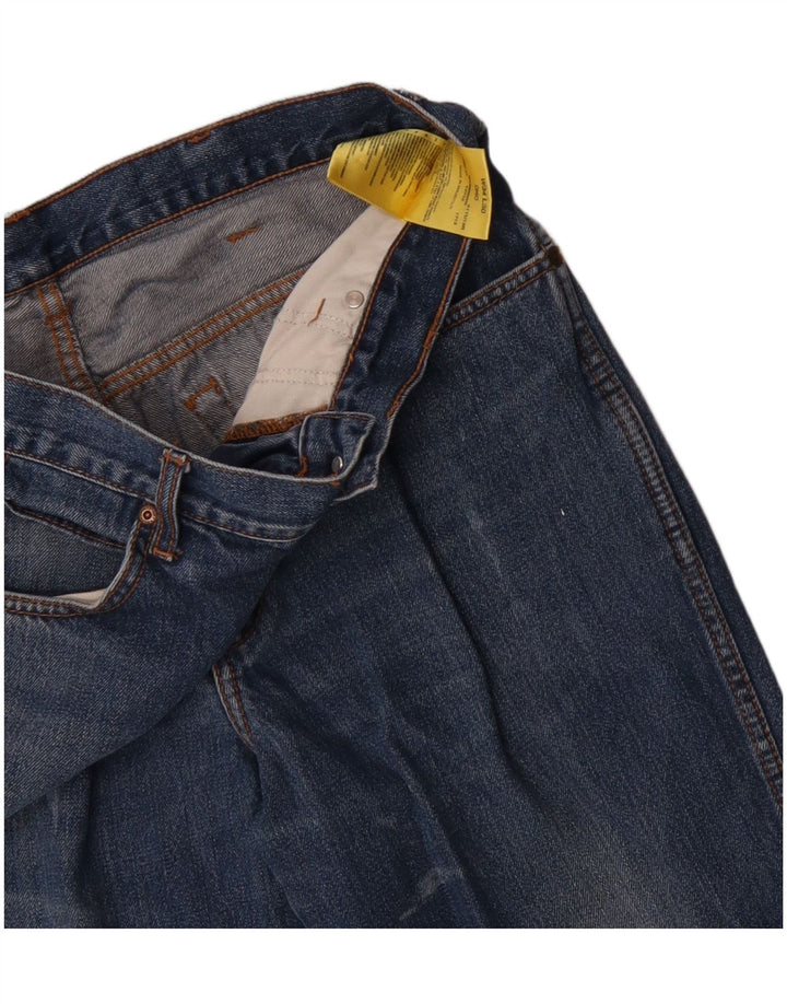 Wrangler Herren Ohio Straight Jeans W34 L30 Blaue Baumwolle