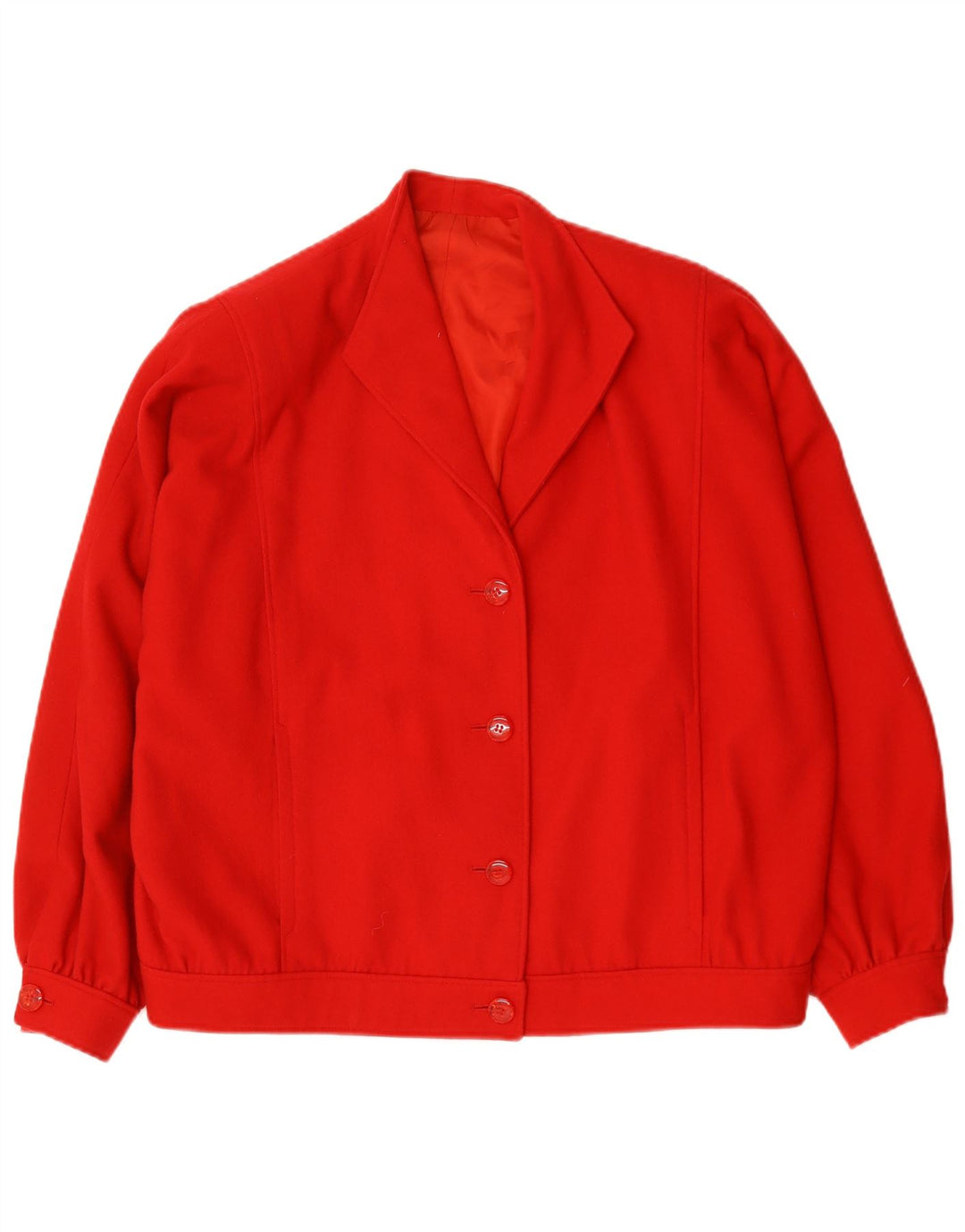 Vintage Damen Übergroße Bomberjacke UK 20 2XL Rot