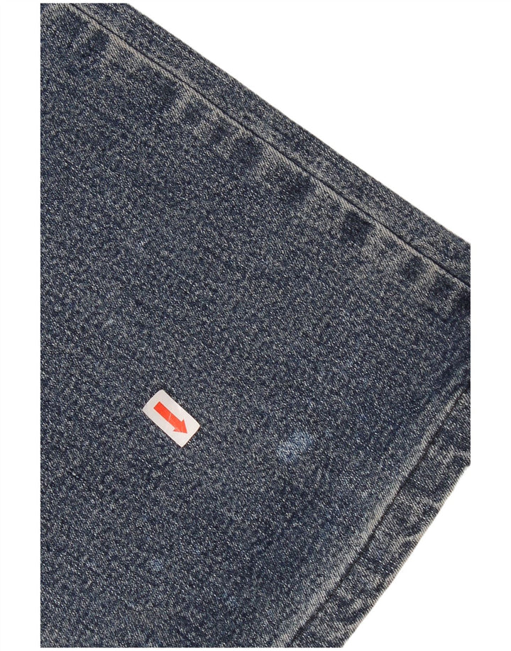 Trussardi Damen Straight Jeans W29 L30 Blaue Baumwolle