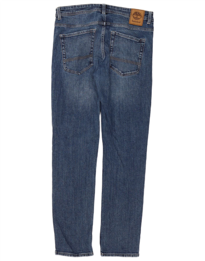 Timberland Herren Slim Jeans W33 L32 Blaue Baumwolle