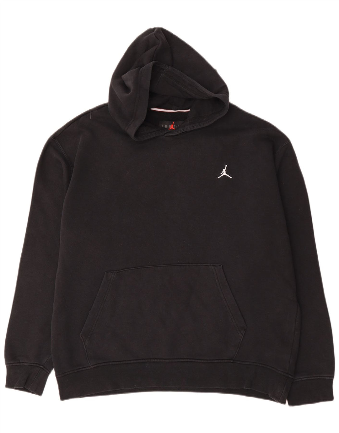 Jordan Herren Kapuzenpullover, groß, aus schwarzer Baumwolle