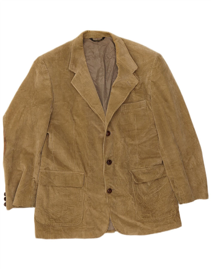 Orvis Herren-Blazer aus Cord mit 3 Knöpfen, UK 42, XL, Beige