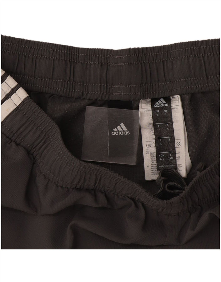Adidas Herren-Sportshorts, großes graues Polyester