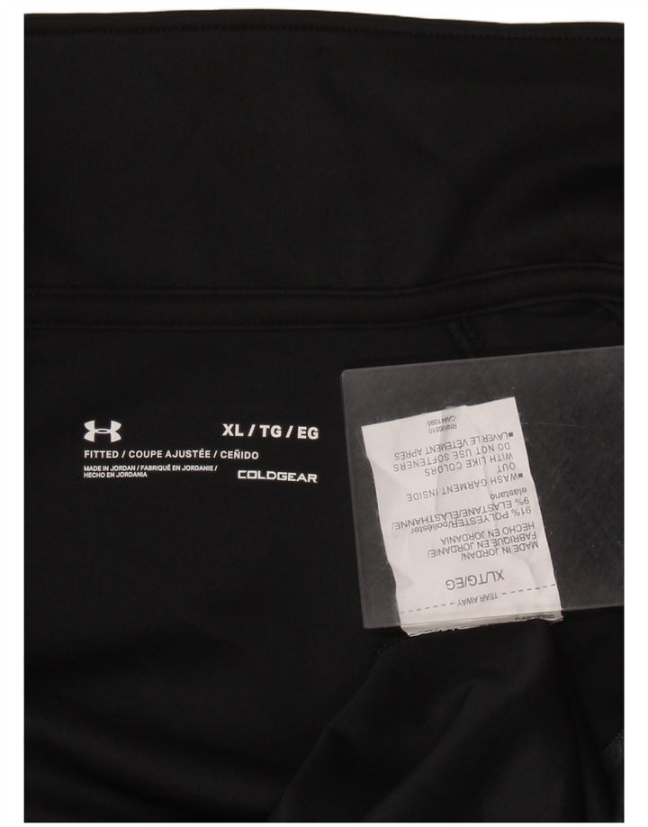 UNDER ARMOUR Herren Cold Gear Graphic Pullover Trainingsanzug Top XL Schwarz