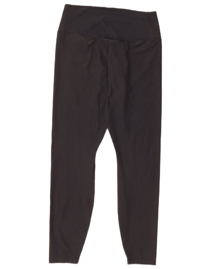 Nike Damen Dri Fit Leggings UK 14 Large Schwarz Polyester
