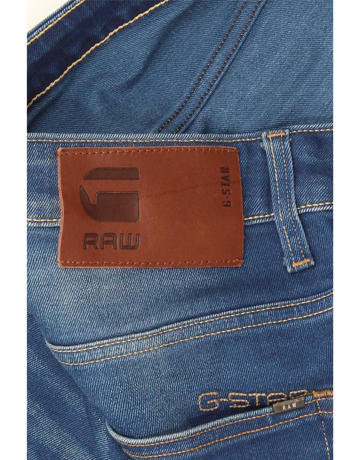 G-Star Herren 3301 Slim Jeans W30 L32 Blaue Baumwolle