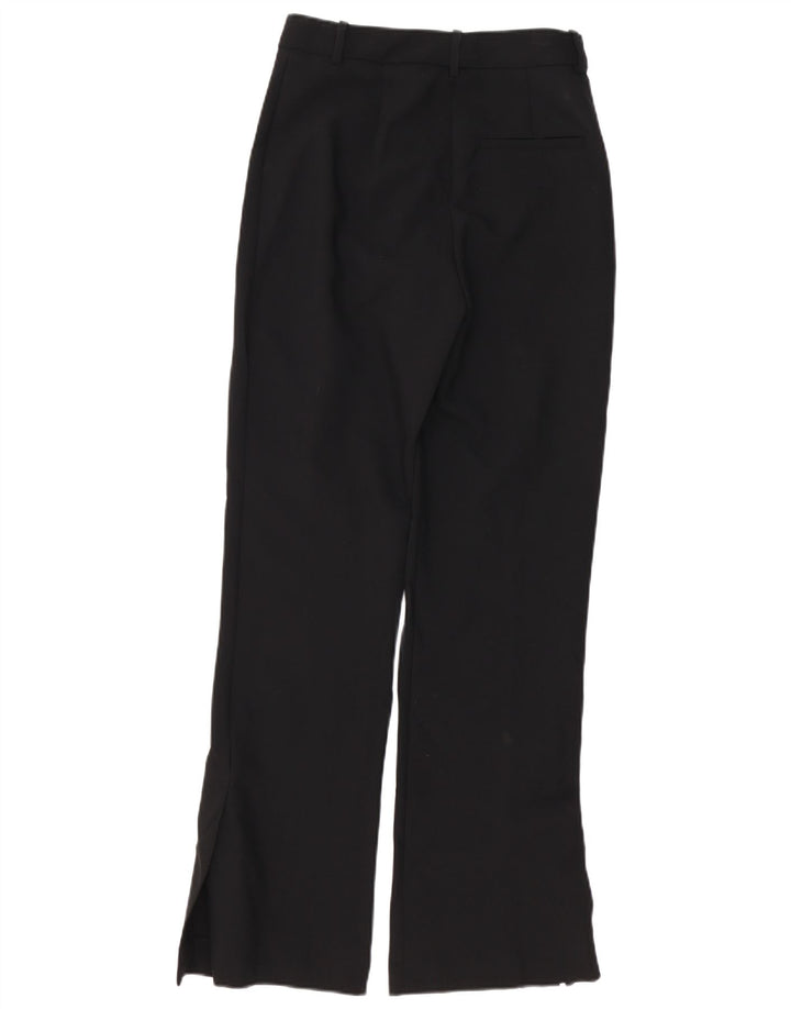 Zara Bootcut-Chinohose für Damen, Größe S, W26, L31, Schwarz, Polyester