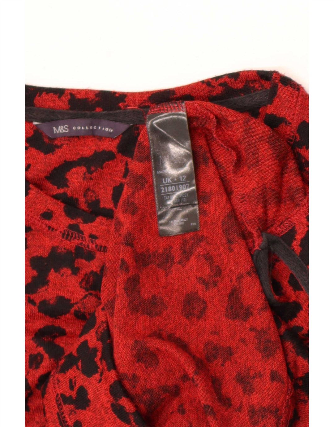Marks & Spencer Damen-Pullover mit U-Boot-Ausschnitt, Gr. 12, Mittelrot