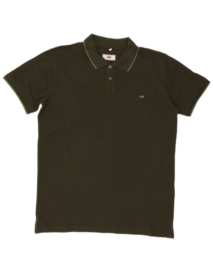 Carrera Herren Poloshirt XL Khaki Baumwolle