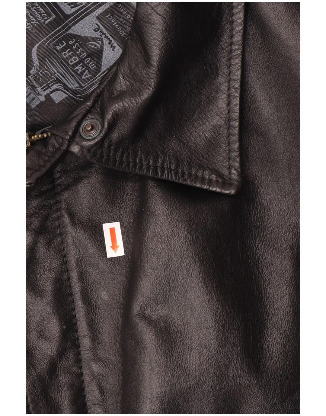 Vintage Herren Militär Bomber Lederjacke UK 42 XL Schwarz