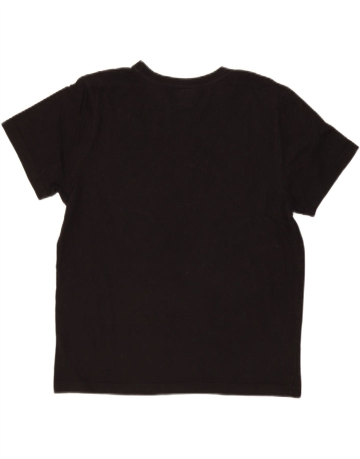 KAPPA Womens Graphic T-Shirt Top UK 16 Large Black Vintage Kappa and Second-Hand Kappa from Messina Hembry 
