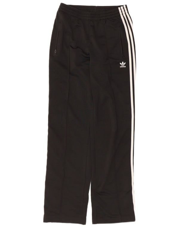 Adidas Damen Trainingshose UK 10 Small Schwarz Polyester