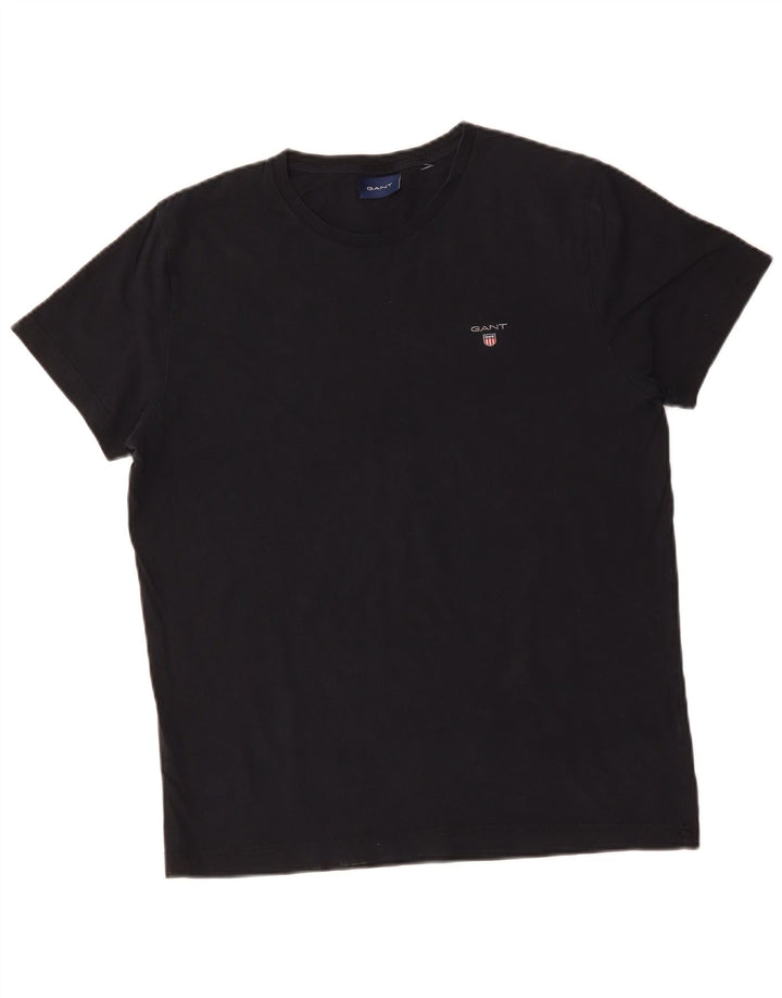 GANT Herren-T-Shirt-Oberteil, mittelgroß, marineblau, Baumwolle