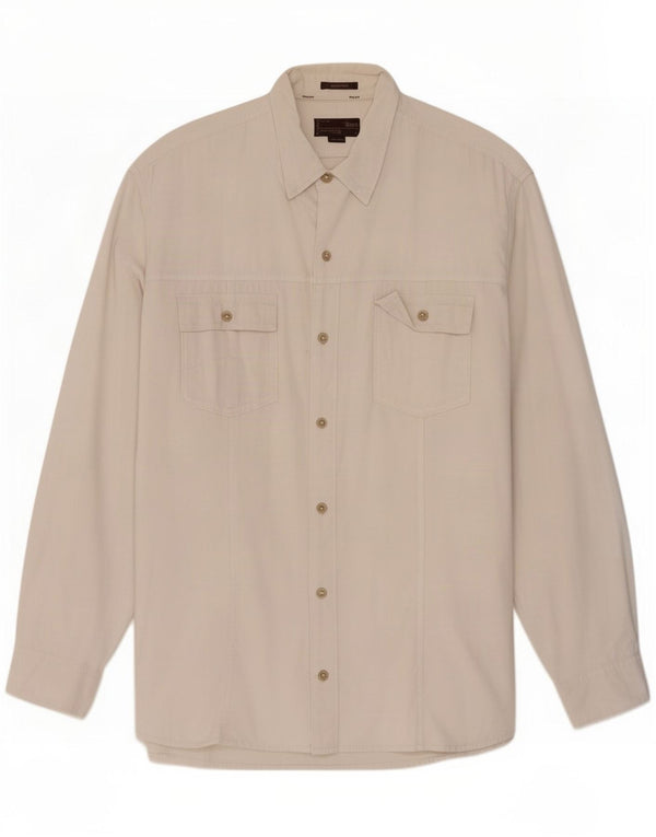 Marlboro Classics Mens Regular Fit Shirt 3XL White Cotton