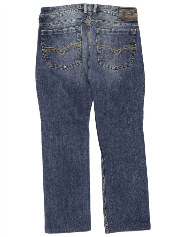 Diesel Herren Zatiny Bootcut Jeans W32 L32 Blau