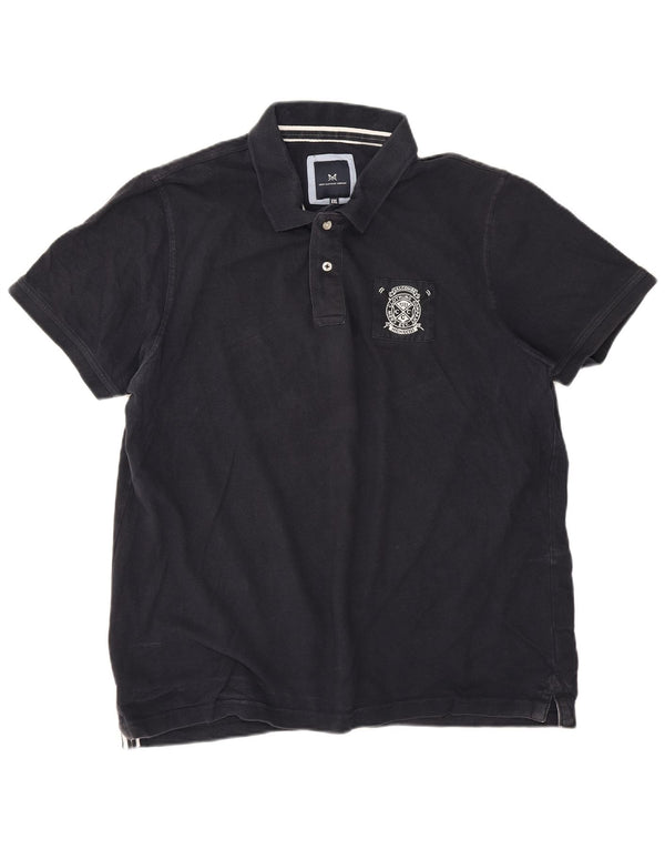Crew Clothing Herren Poloshirt 2XL Marineblau Baumwolle