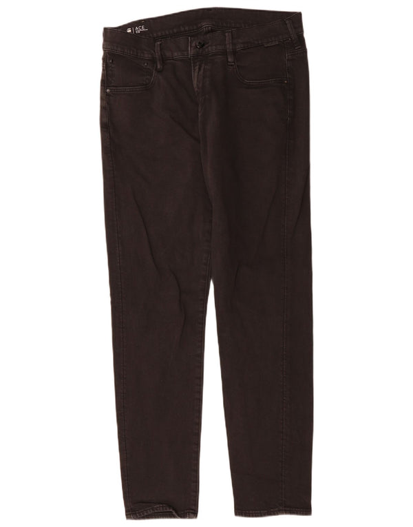 G-Star Damen Ace Slim Jeans W30 L30 Schwarze Baumwolle