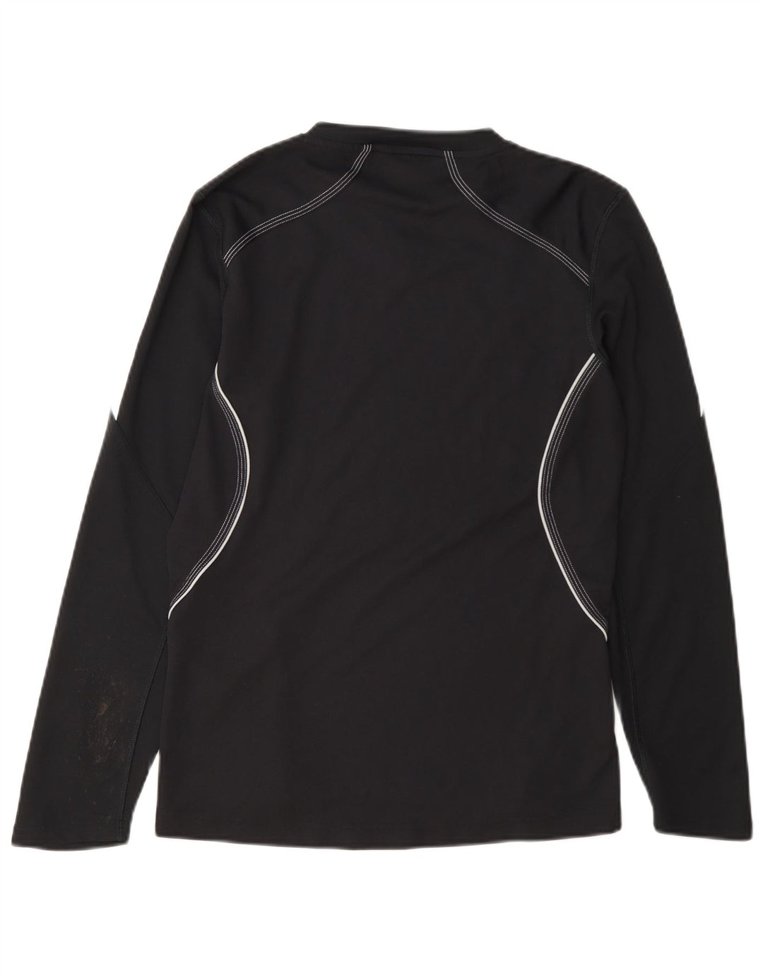 Adidas Damen Response Top Langarm UK 12 Medium Schwarz Polyester