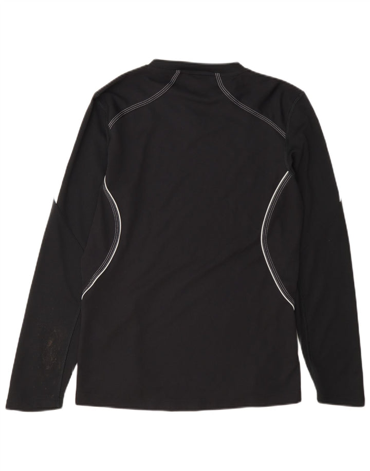 Adidas Damen Response Top Langarm UK 12 Medium Schwarz Polyester