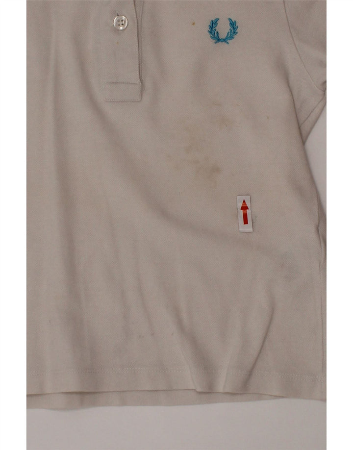Fred Perry Poloshirt für Jungen, 3–4 Jahre, aus weißer Baumwolle