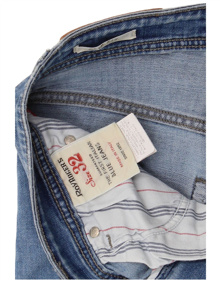 Roy Rogers Damen Slim Jeans W32 L27 Blaue Baumwolle