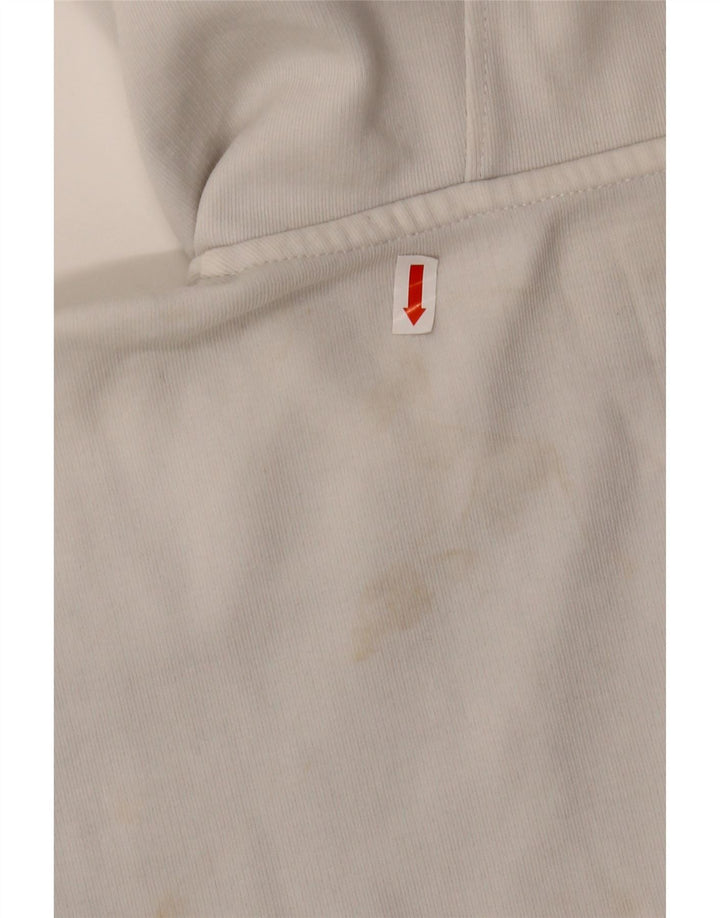 GAS Damen-Kapuzenpullover mit Reißverschluss, UK 14, mittelschwarz, Colourblock-Baumwolle