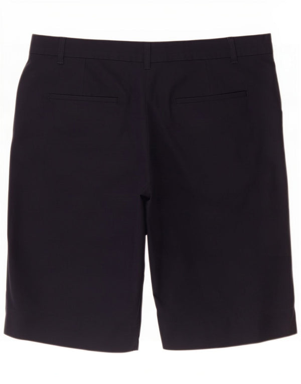 Marks & Spencer Damen Chinoshorts UK 14 Large W34 Marineblaue Baumwolle