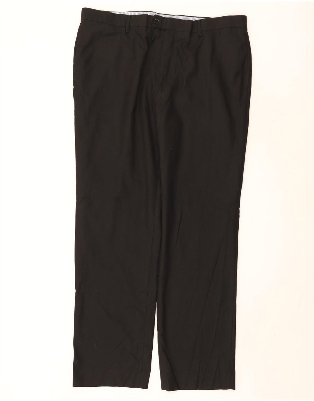 TOMMY HILFIGER Herren gerade Anzughose W40 L31 Schwarz Polyester
