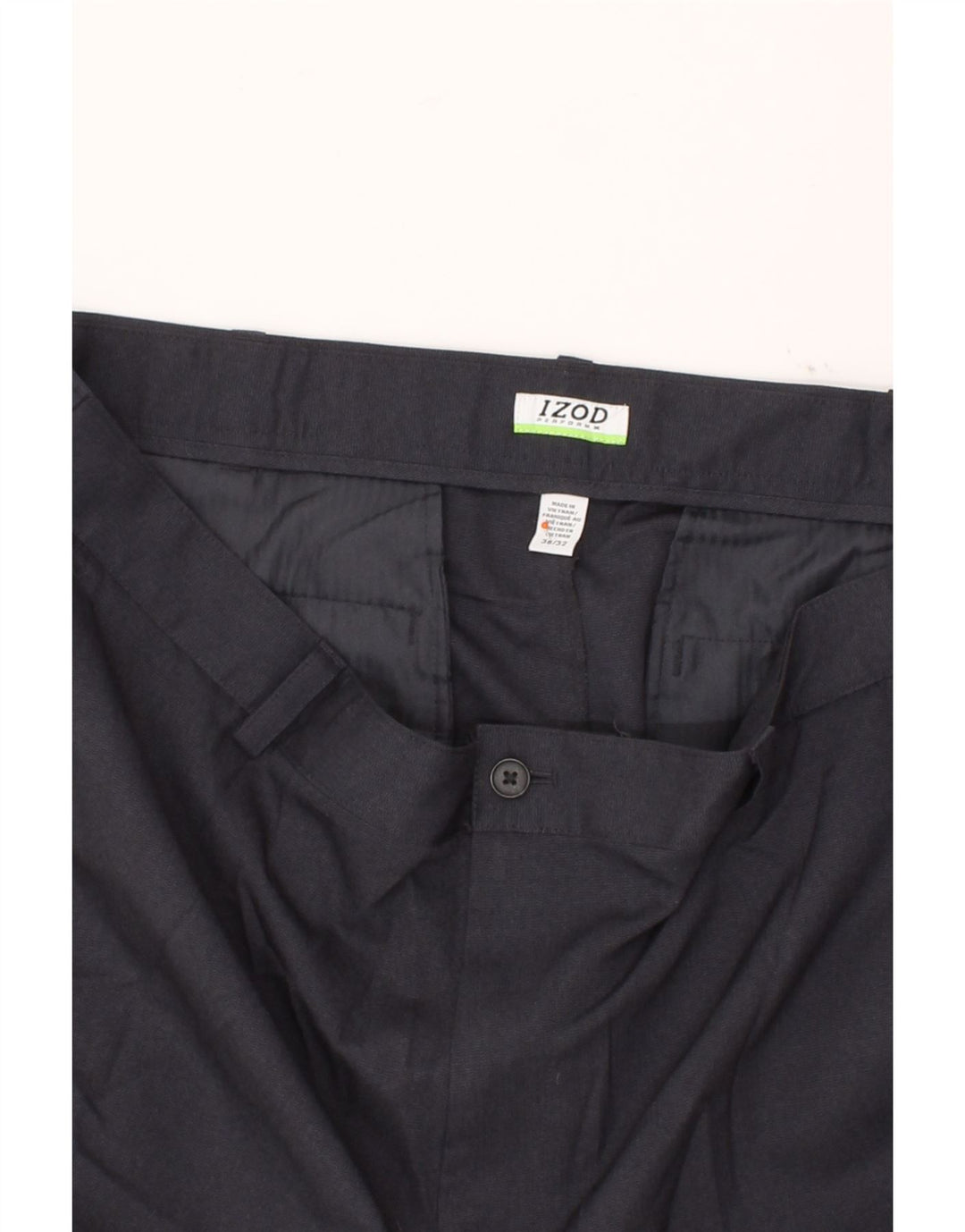 IZOD Mens Straight Chino Trousers W30 L32  Navy Blue Vintage Izod and Second-Hand Izod from Messina Hembry 