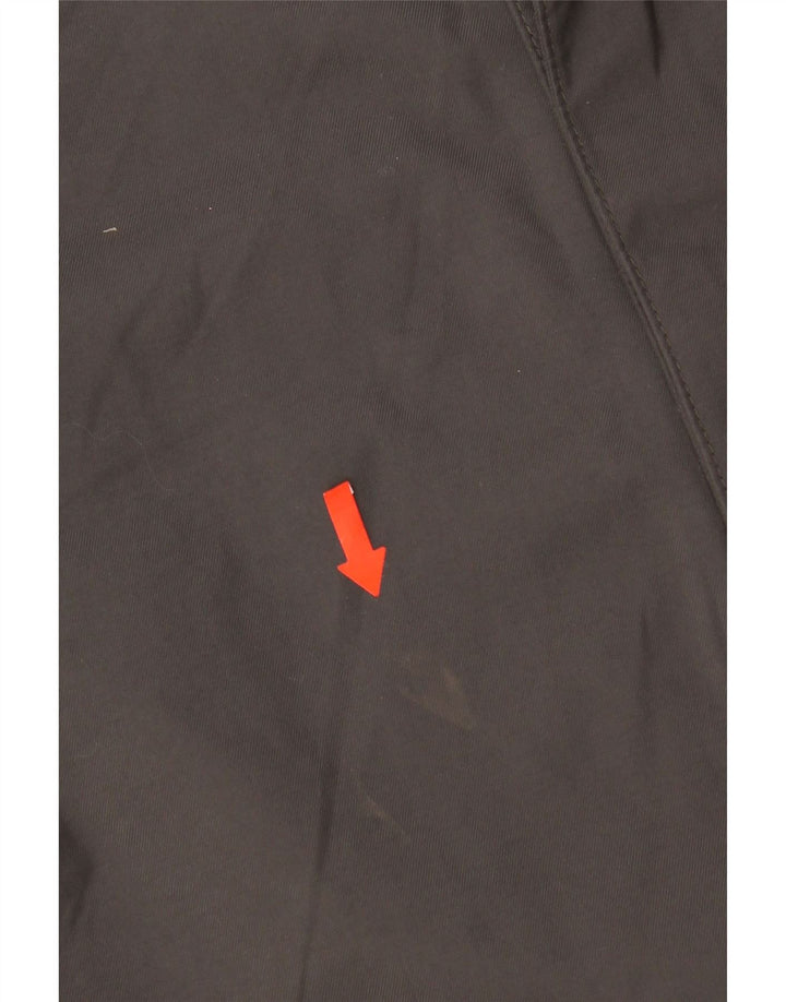 Jack Wolfskin Herren Regenjacke UK 36/38 Mittelgraues Colourblock-Polyamid