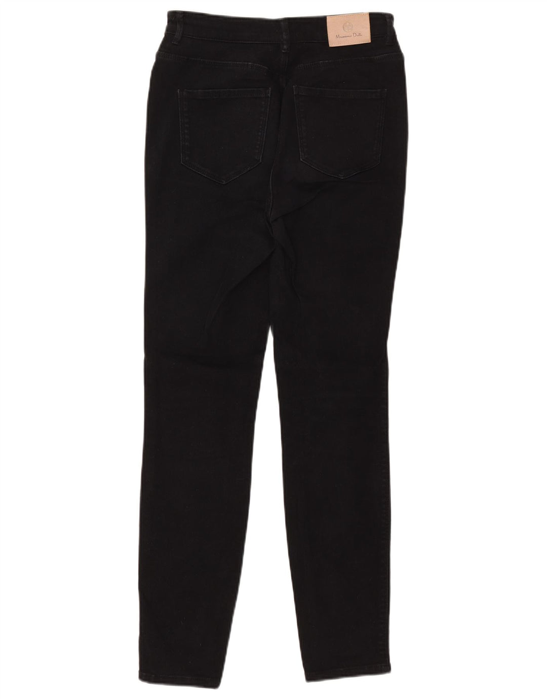 MASSIMO DUTTI Damen Skinny Jeans EU 36 XS W26 L28 Schwarze Baumwolle