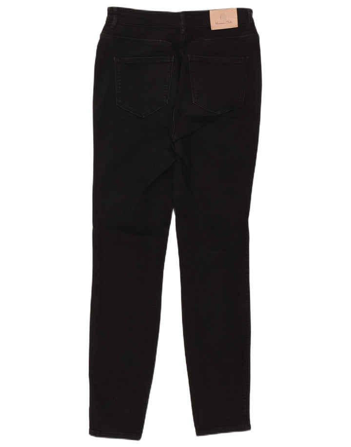 MASSIMO DUTTI Damen Skinny Jeans EU 36 XS W26 L28 Schwarze Baumwolle